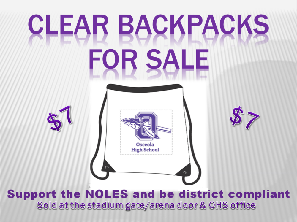 Clear Backpacks for Sale