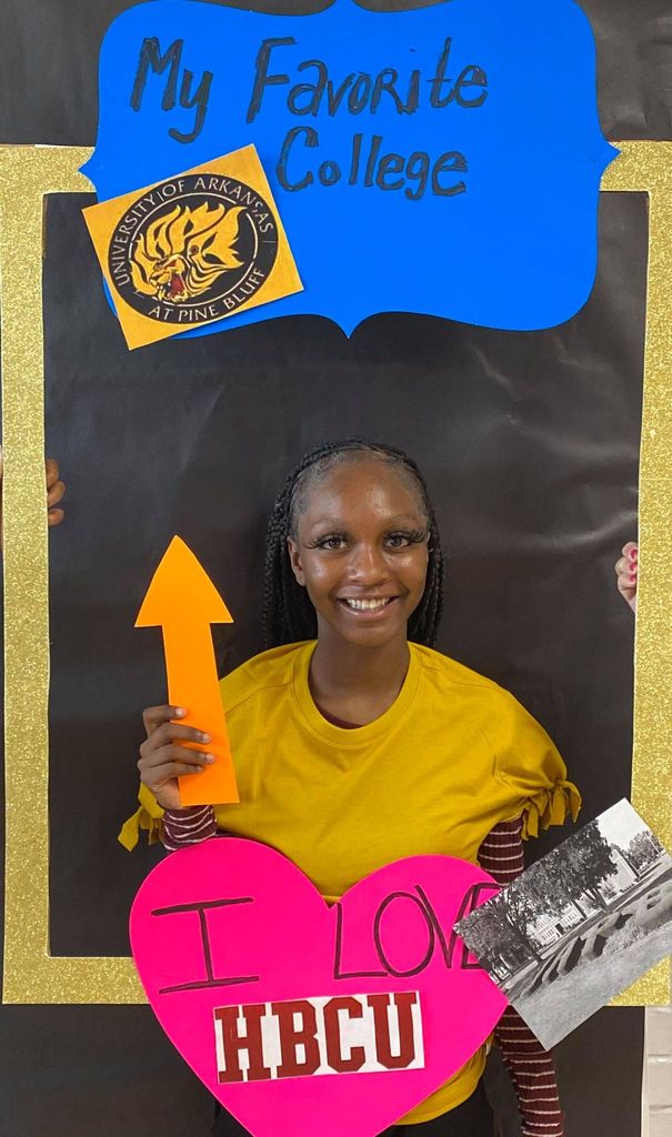 Jahlisha Irby celebrates  UAPB for  "College Color Day 2021"  # GoLions