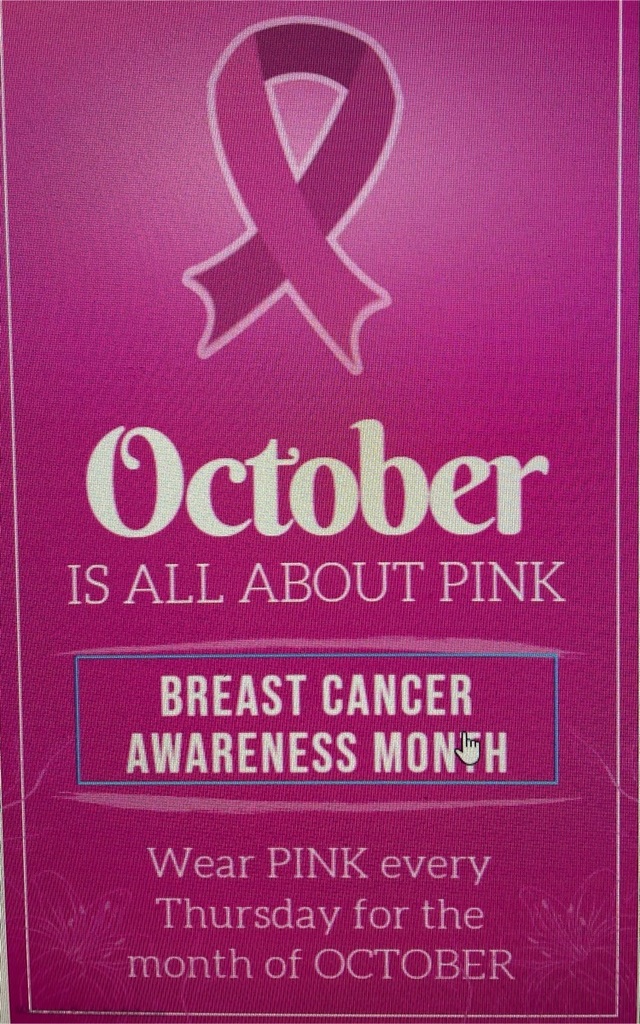 Help us Celebrate Breast Cancer Awareness 