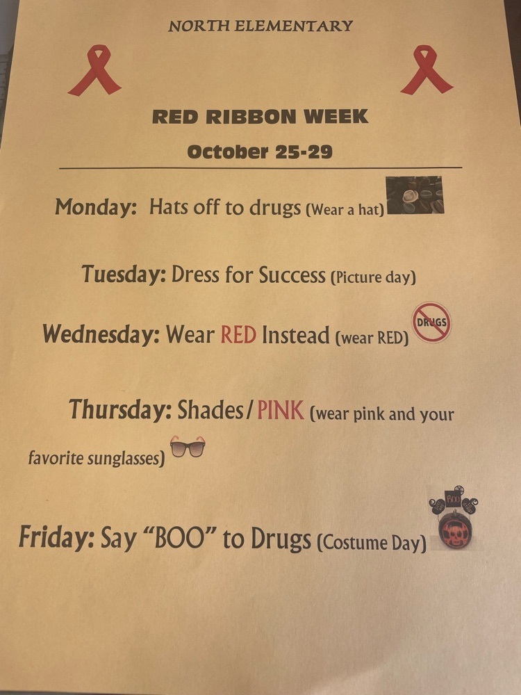 Red Ribbon Week is next week 