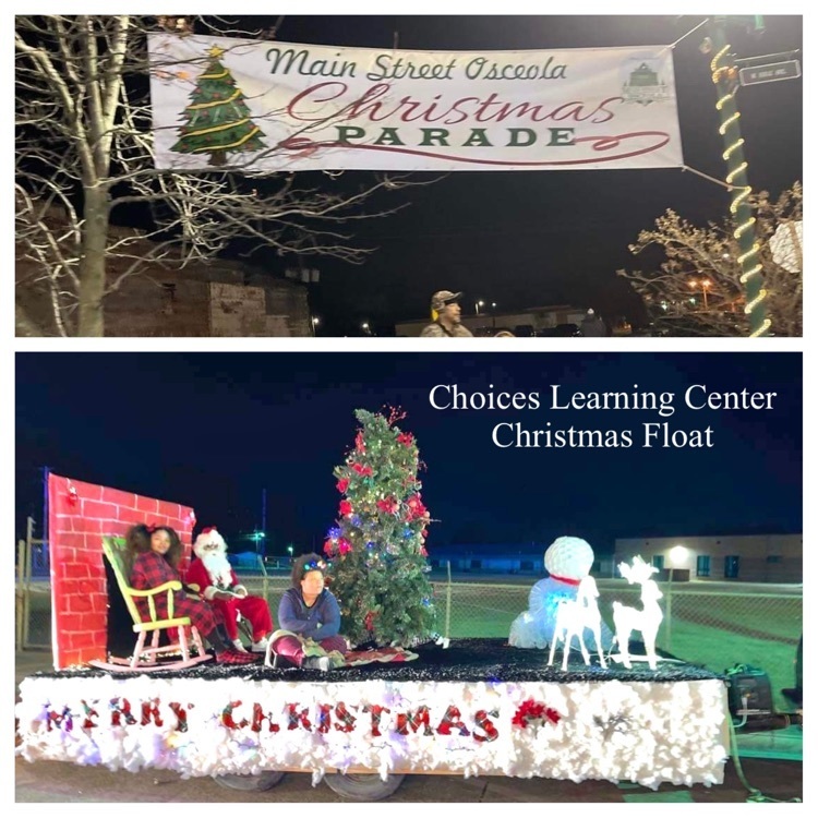 Choices Learning Center  2022 Christmas Parade Float