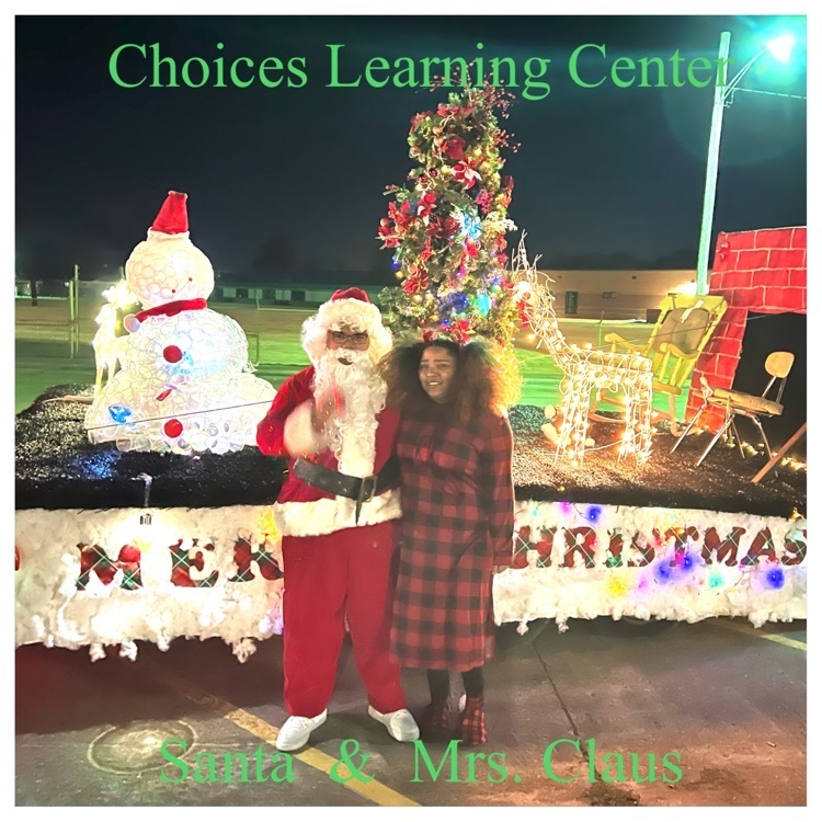 Our own Santa and Ms. Clays