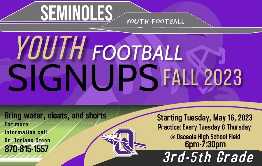 Youth Football Signups