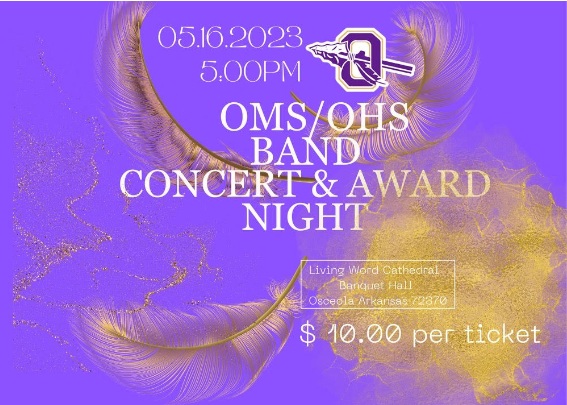 Ticket sales are underway!! We invite you and your family to celebrate with the students and supporters of the OSD Band!  #brickbybrick  
