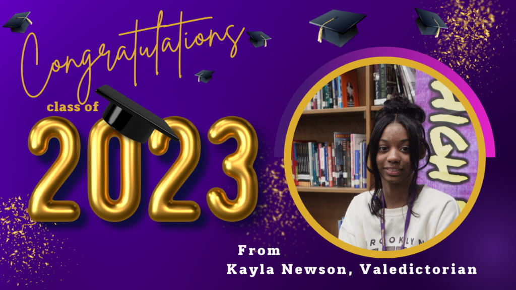 2023 Valedictorian Kayla Newson 