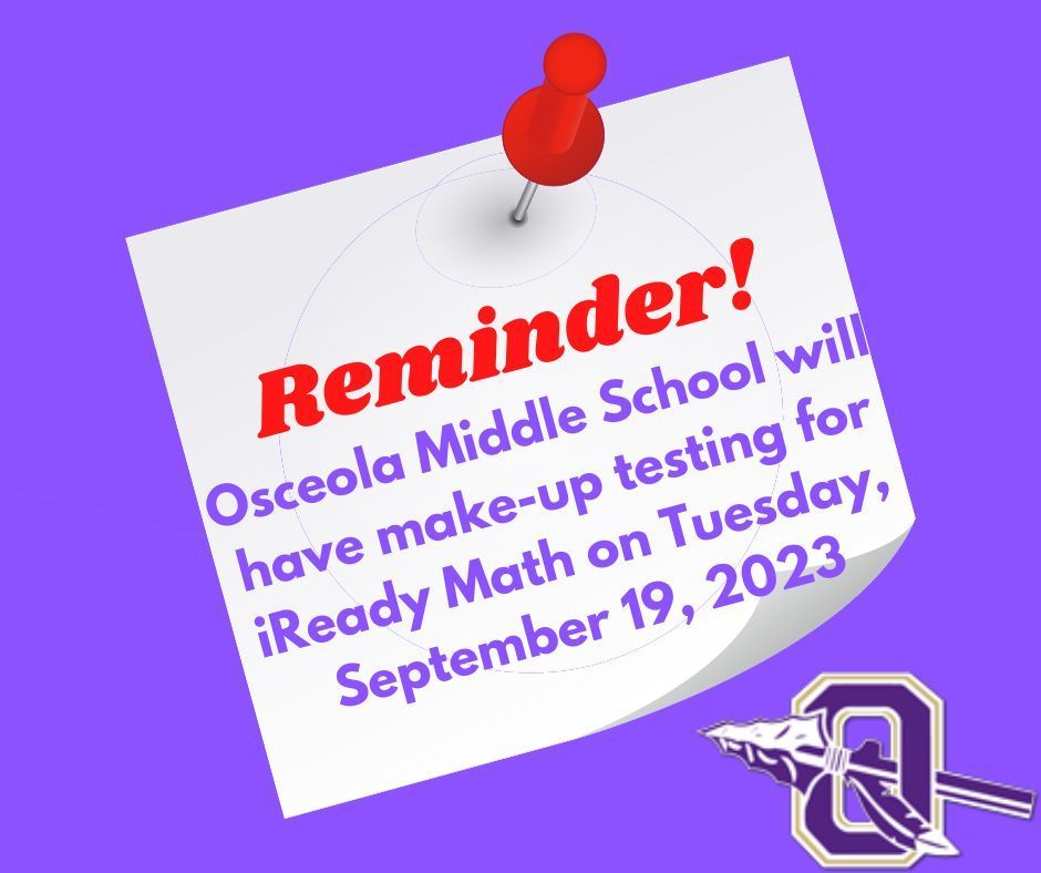 OMS iReady Math testing